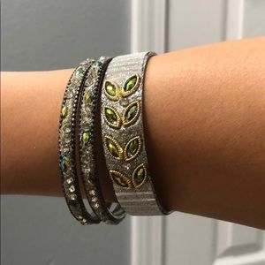 Beautiful three piece bangle set